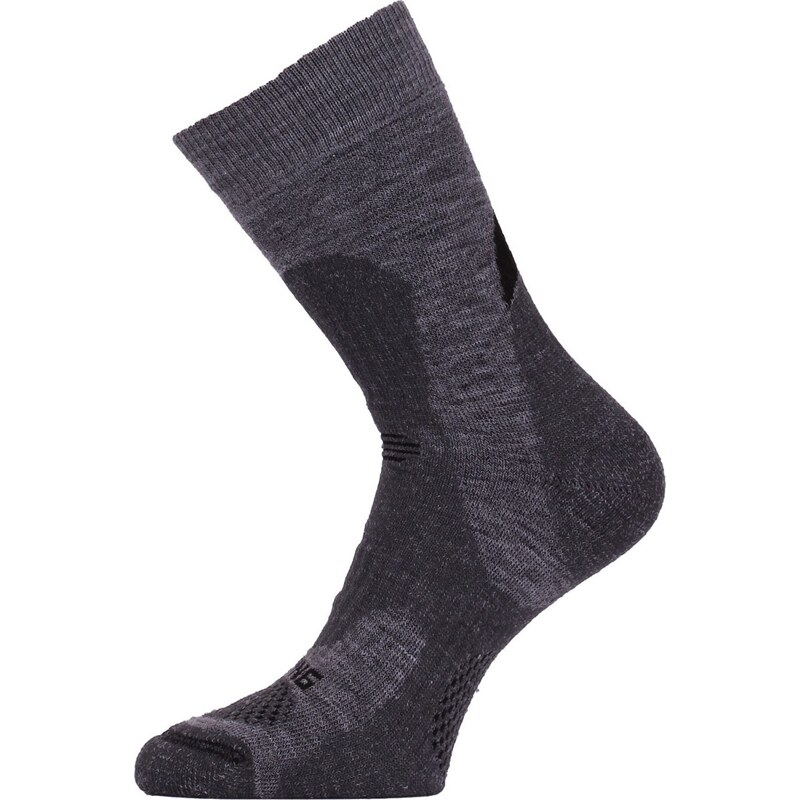 Merino ponožky LASTING Trp šedé 117114390