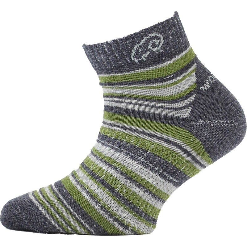 Dětské merino ponožky LASTING Tjp zelené 117114438