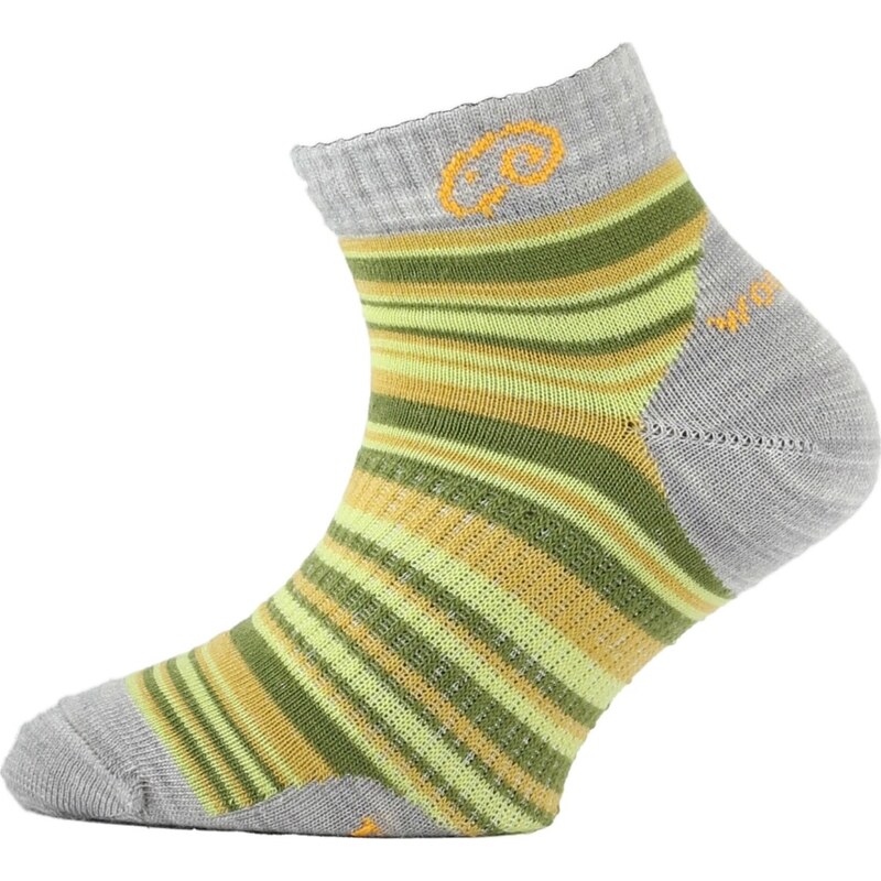 Dětské merino ponožky LASTING Tjp žluté 117114437