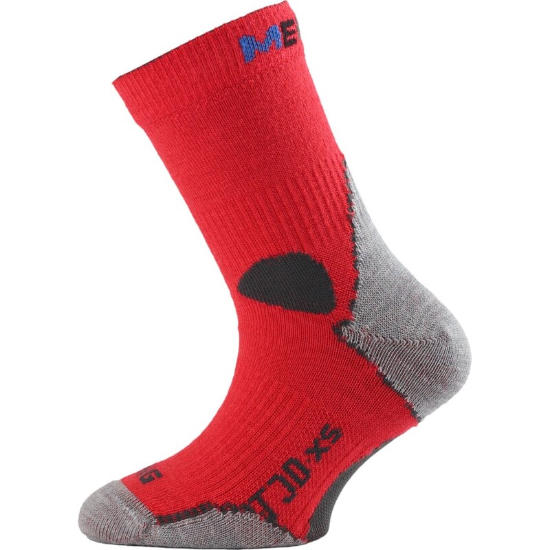 Dětské merino ponožky LASTING Tjd červené 117114450