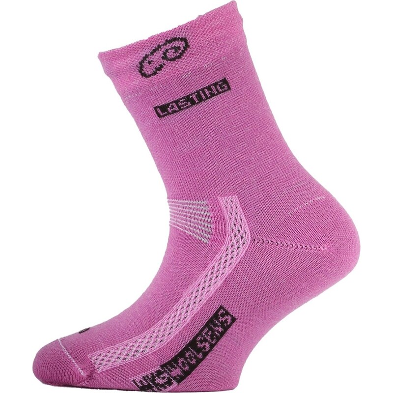 Dětské merino ponožky LASTING Tjs růžové 117114474