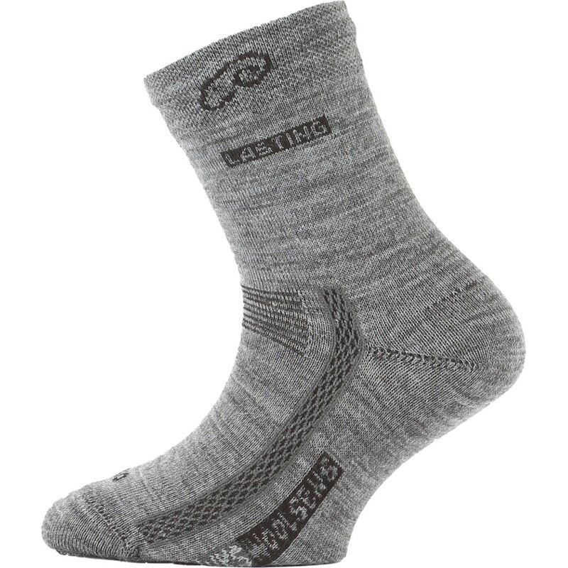 Dětské merino ponožky LASTING Tjs šedé 117114476