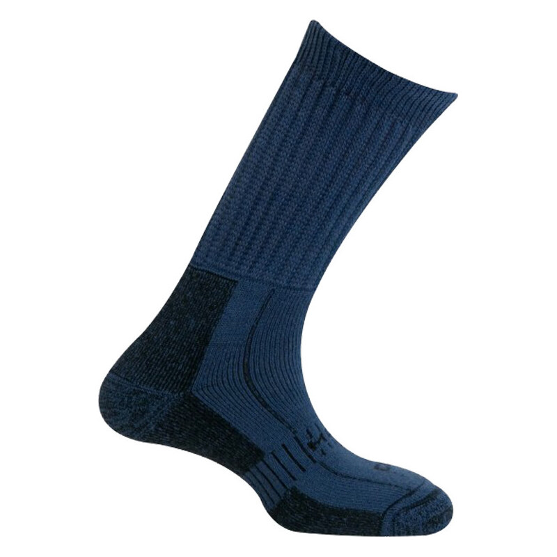 Trekingové merino ponožky MUND Explorer modro/šedé 117114541