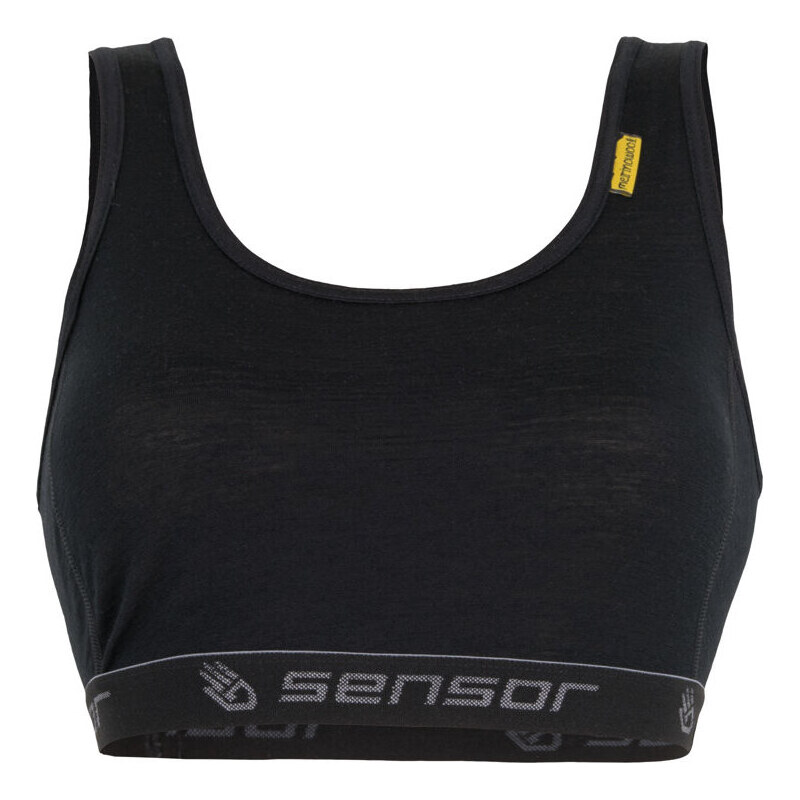 Dámská sportovní podprsenka SENSOR Merino active černá 117114575