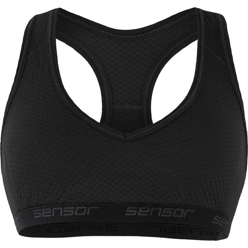 Dámská sportovní podprsenka SENSOR Merino df černá 117114574