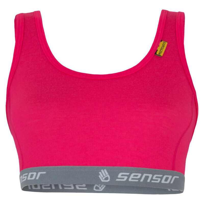 Dámská sportovní podprsenka SENSOR Merino active růžová 117114590