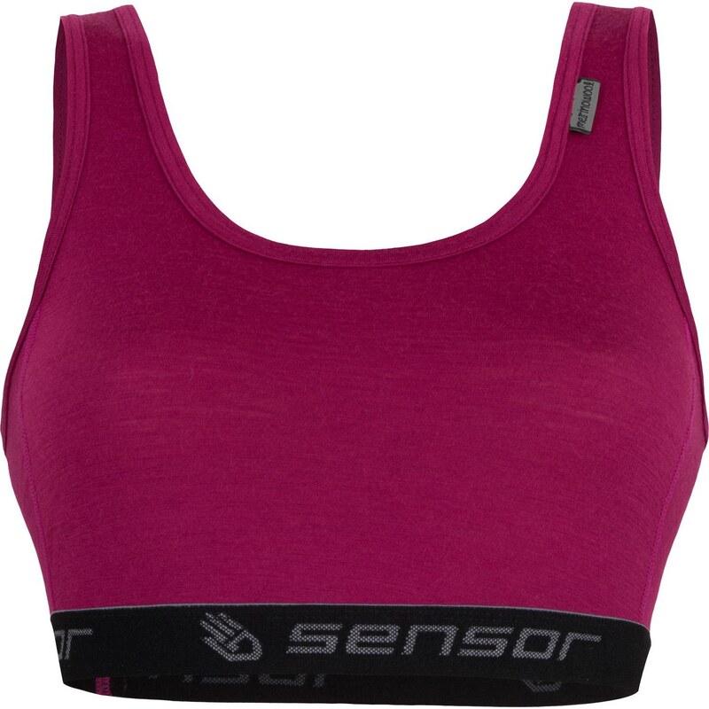 Dámská sportovní podprsenka SENSOR Merino active fialová 117114594