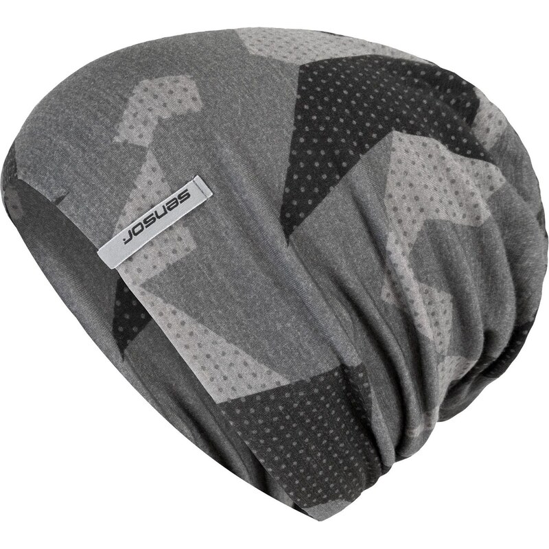 Čepice SENSOR Merino impress černá/camo 117114735
