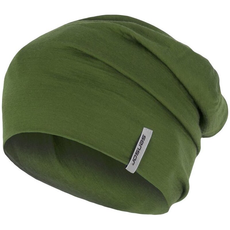 Čepice SENSOR Merino wool zelená 117114787