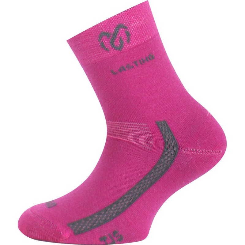Dětské merino ponožky LASTING Tjs tmavě růžová 117114801