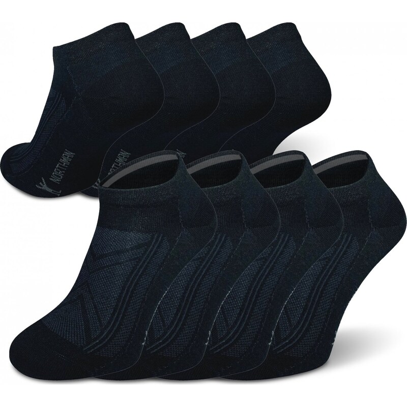 Letní ponožky merino NORTHMAN Gobi 4-pack černá 117114865