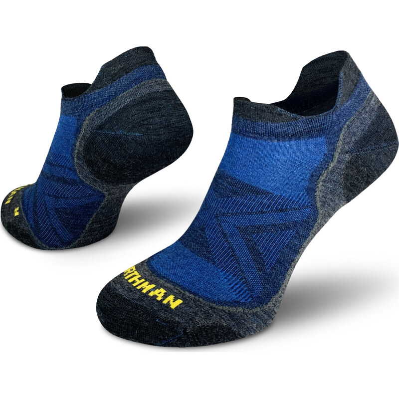 Běžecké merino ponožky NORTHMAN PRO Low modré 117130620