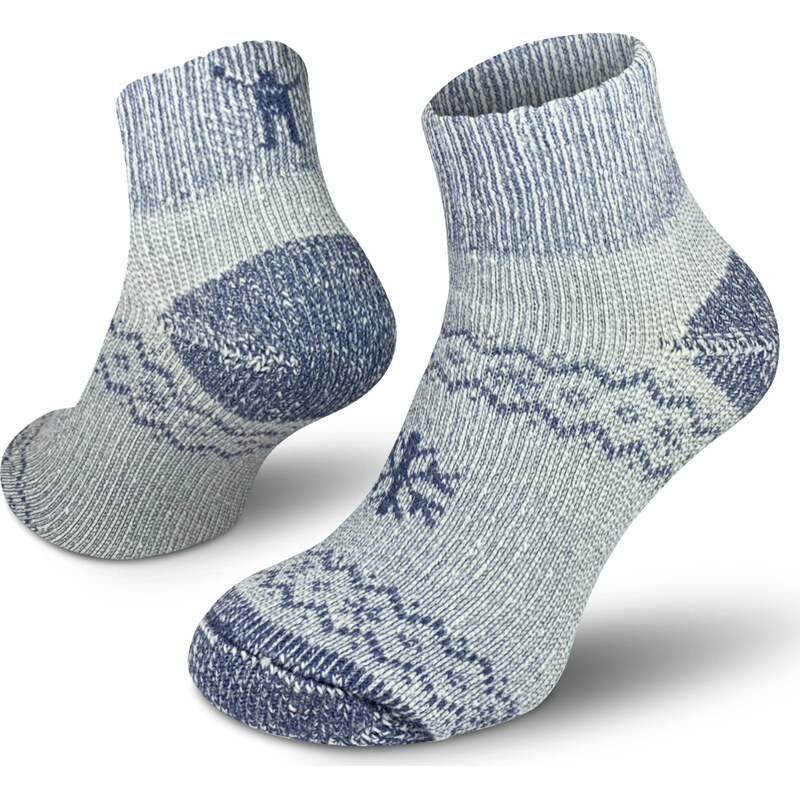 Zimní merino ponožky NORTHMAN Arctic Home modré 117225716