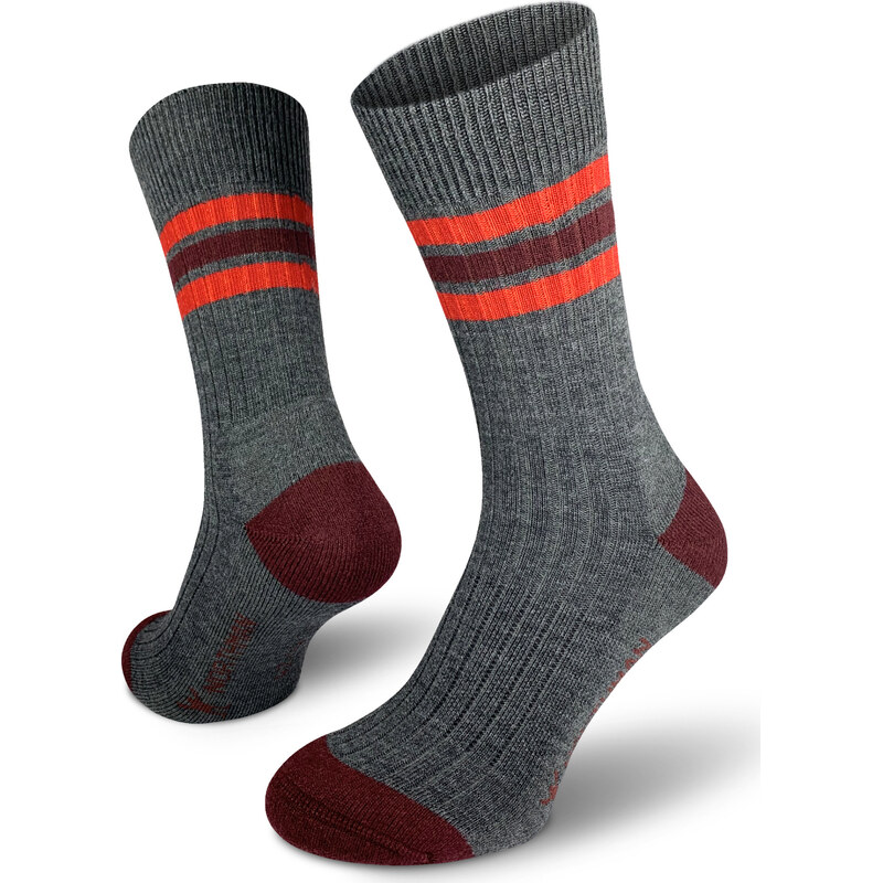 Merino ponožky NORTHMAN Larvik tmavě šedé 117225763
