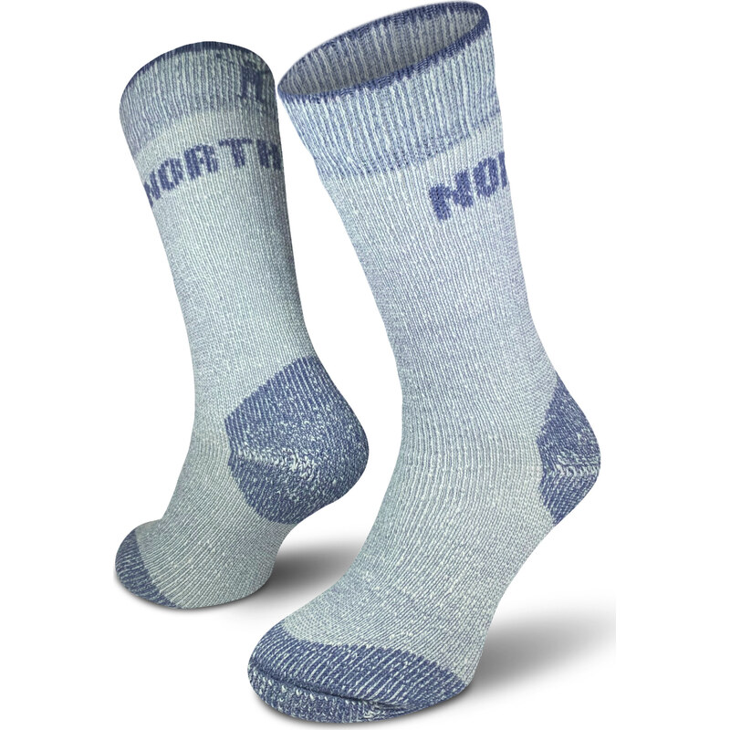 Turistické merino ponožky NORTHMAN Arctic Track modré 117225779