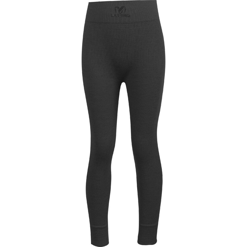 Dětské merino spodky LASTING Jonat černé 118572644