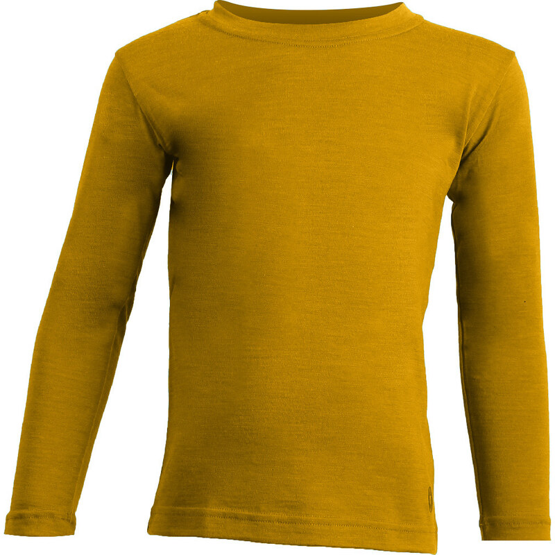 Dětské merino triko LASTING Lony žluté 118572674
