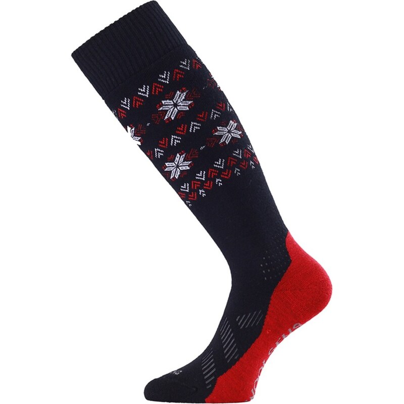 Unisex merino lyžařské podkolenky LASTING FWI černé 118572694