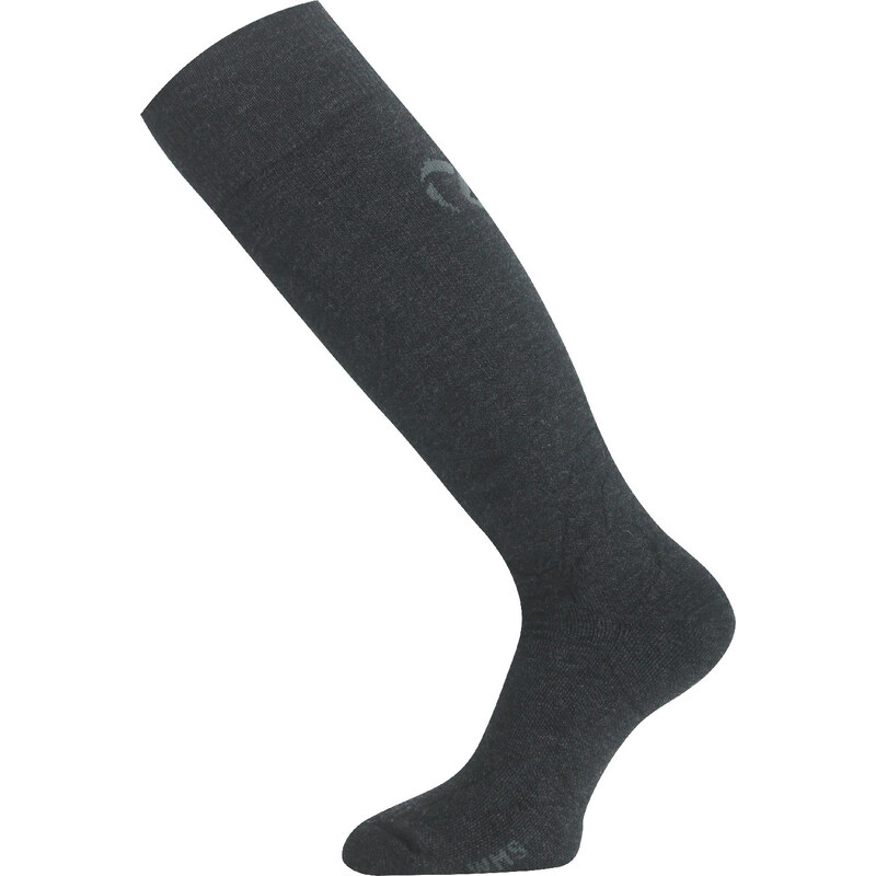Unisex merino lyžařské podkolenky LASTING WMS šedé 118572729