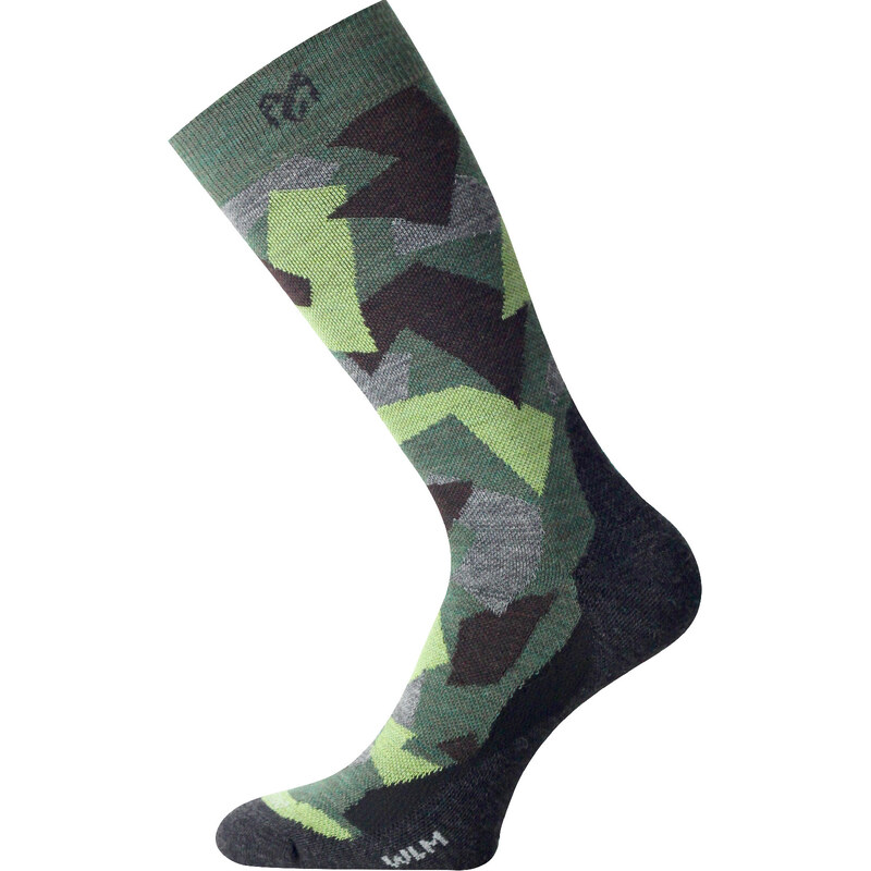 Unisex merino ponožky LASTING WOM zelené 118572737