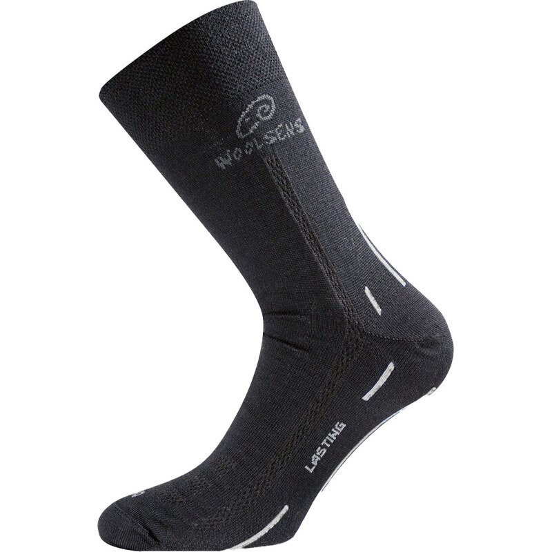 Unisex merino ponožky LASTING WLS černé 118572739