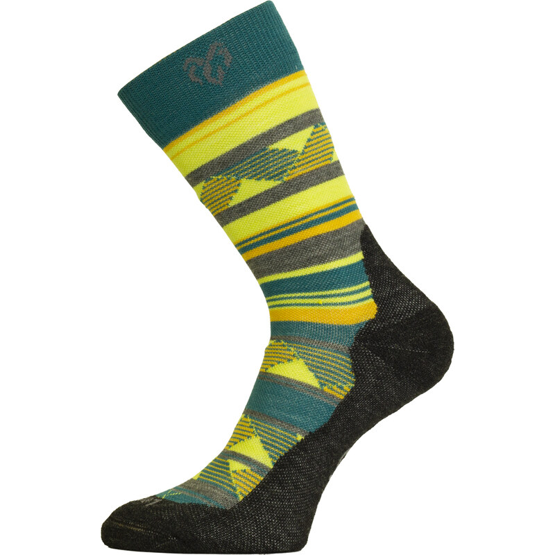 Unisex merino ponožky LASTING WLI zelené 118572756
