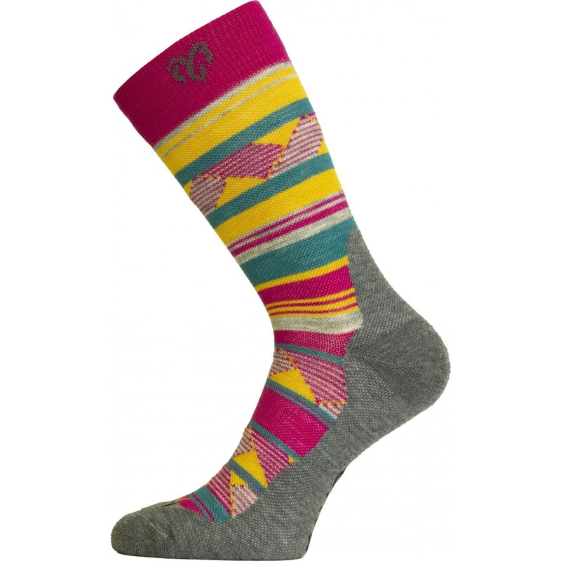 Unisex merino ponožky LASTING WLI růžové 118572757