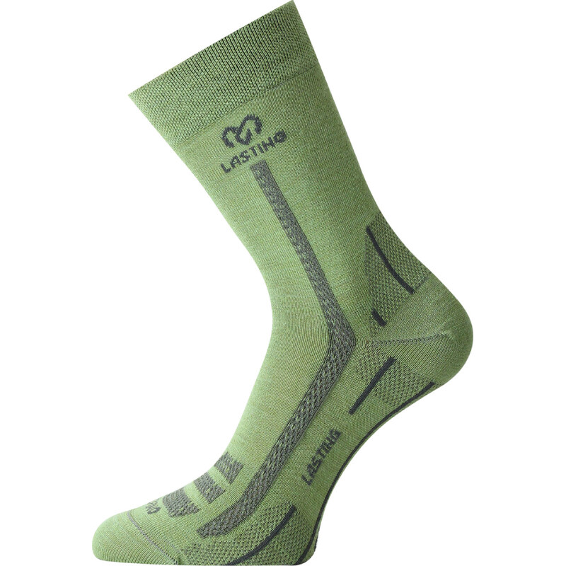 Unisex merino ponožky LASTING WLS zelené 118572740