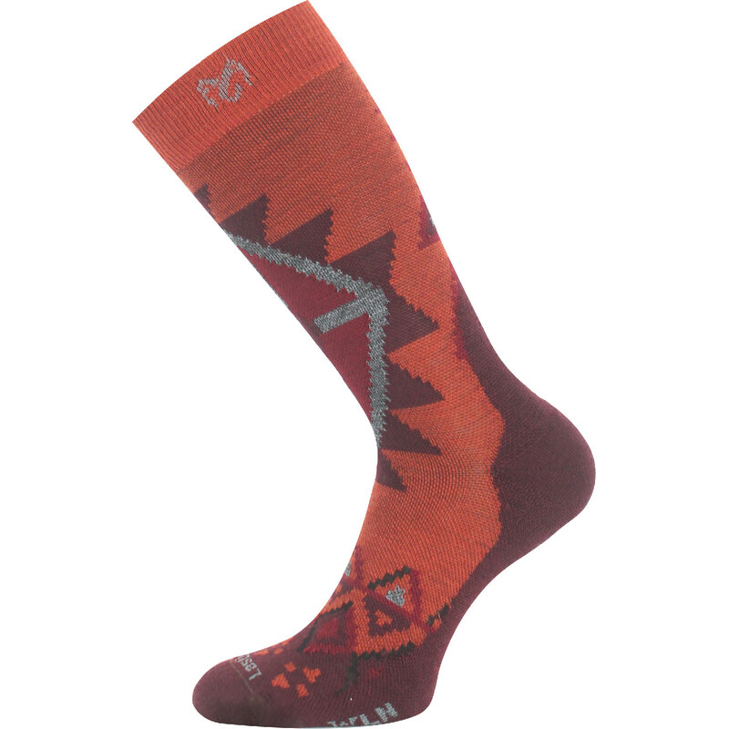 Unisex merino ponožky LASTING WLN hořčicové 118572747