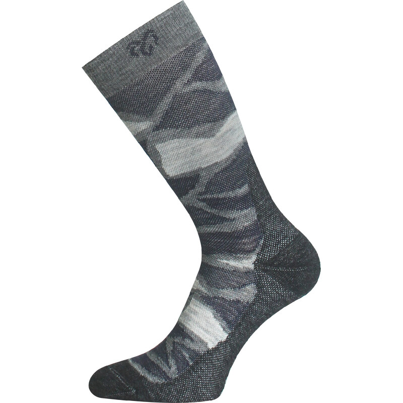 Unisex merino ponožky LASTING WLJ šedé 118572748