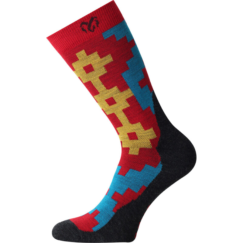 Unisex merino ponožky LASTING WHP červené 118572770