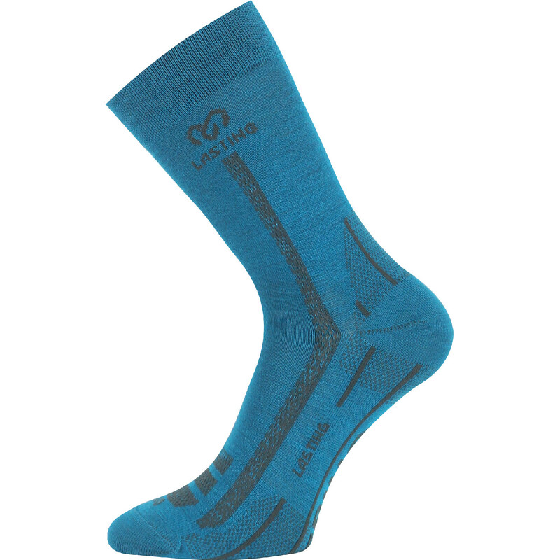 Unisex merino ponožky LASTING WLS modré 118572743