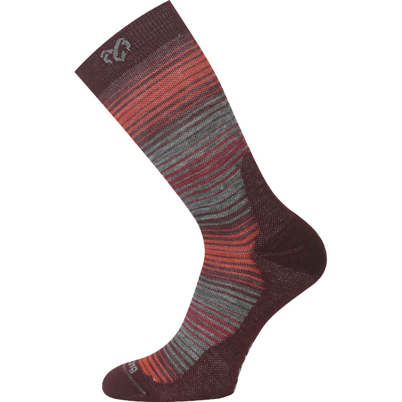 Unisex merino ponožky LASTING WLG vínová 118572761