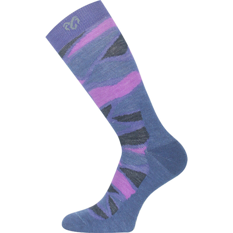 Unisex merino ponožky LASTING WLJ fialové 118572752