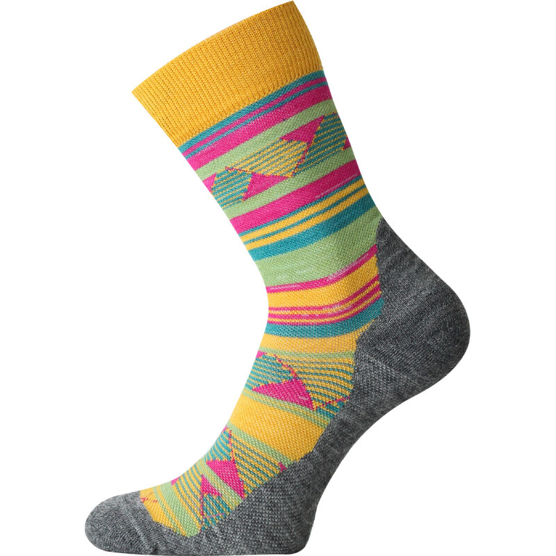 Unisex merino ponožky LASTING WLI žluté 118572753