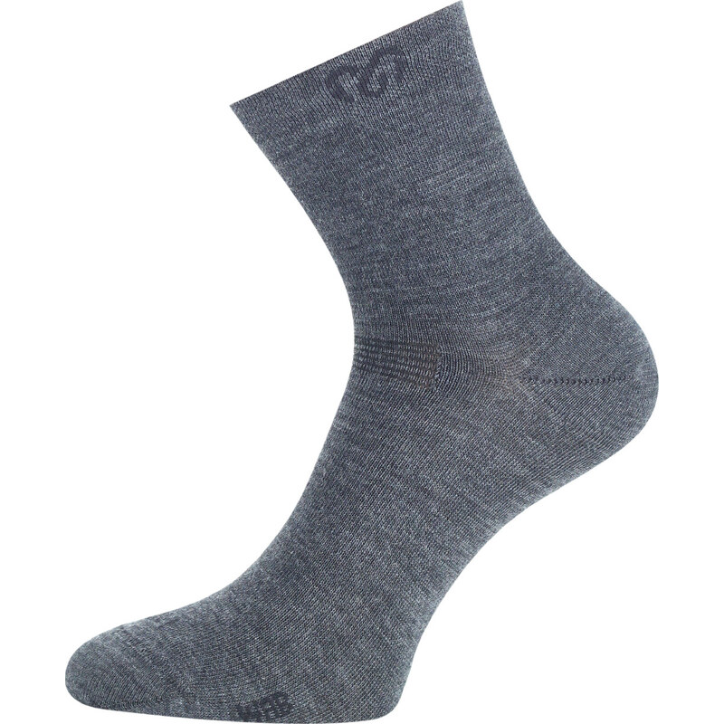 Unisex merino ponožky LASTING WAB šedé 118572792