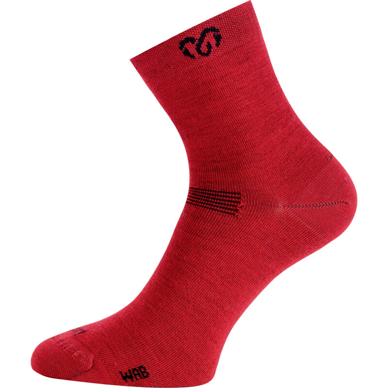 Unisex merino ponožky LASTING WAB červené 118572793