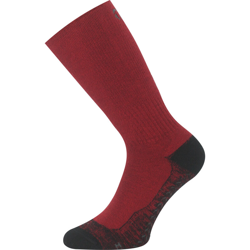 Unisex merino ponožky LASTING WAM červené 118572786