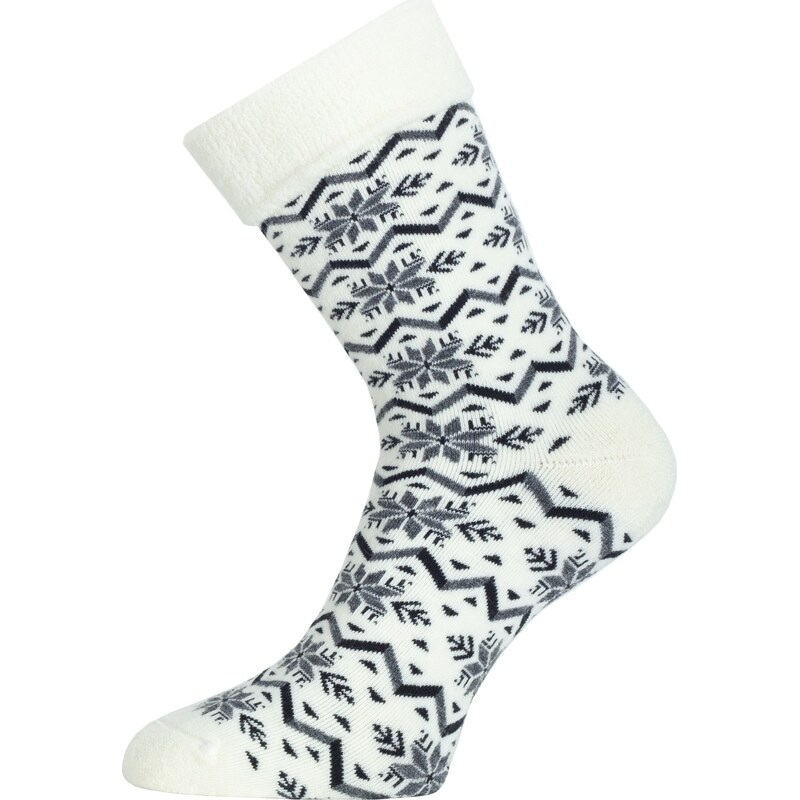 Unisex merino ponožky LASTING HMN bílé 118572803