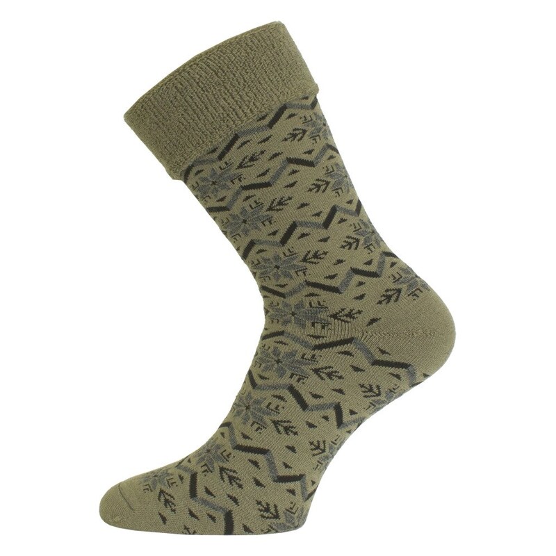 Unisex merino ponožky LASTING HMN zelené 118572800