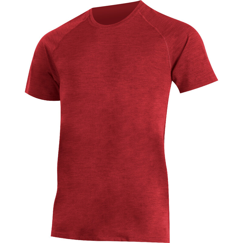 Pánské merino triko LASTING Carlos červené 118572854