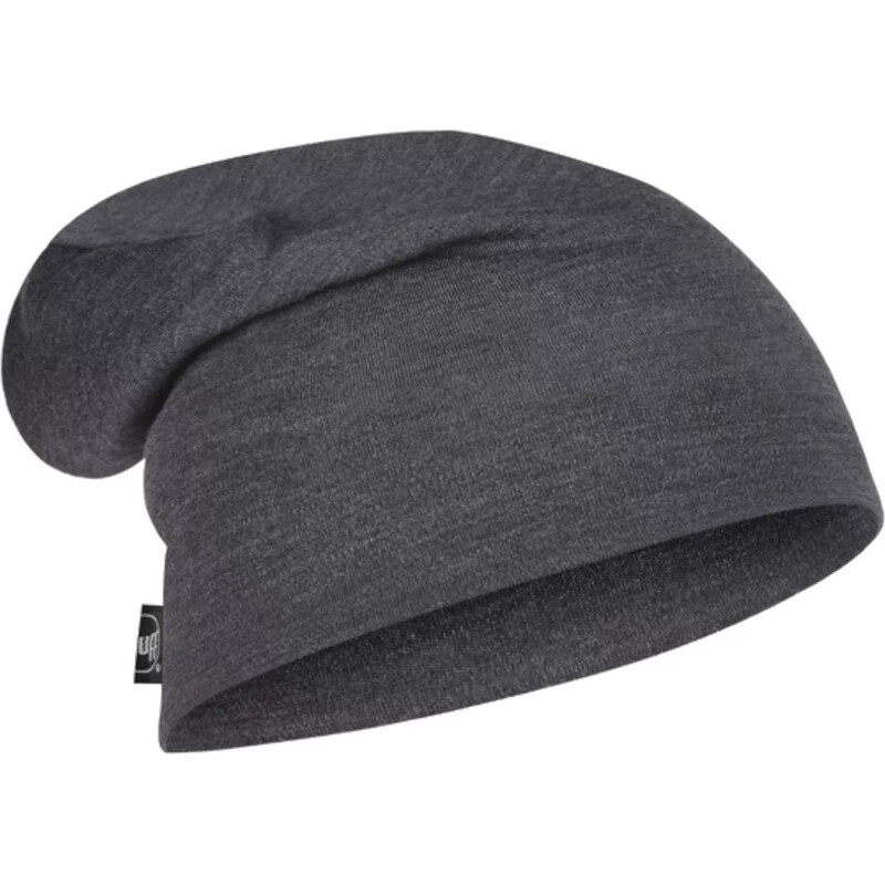 Tmavě šedá čepice Buff Merino Heavyweight Beanie 1111709371000 108637907