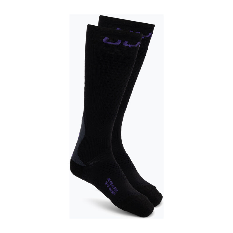 Dámské lyžařské ponožky UYN Ski One Alpine Merino Socks black/violet 118595991