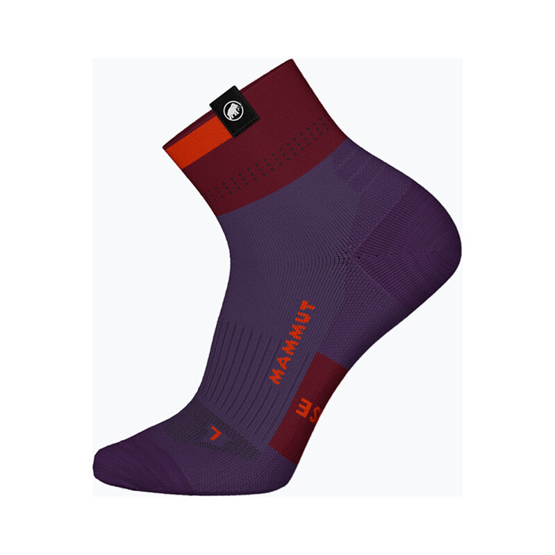 Ponožky Mammut Hiking Merino Quarter Socks paloja/dark mammut red 118600458