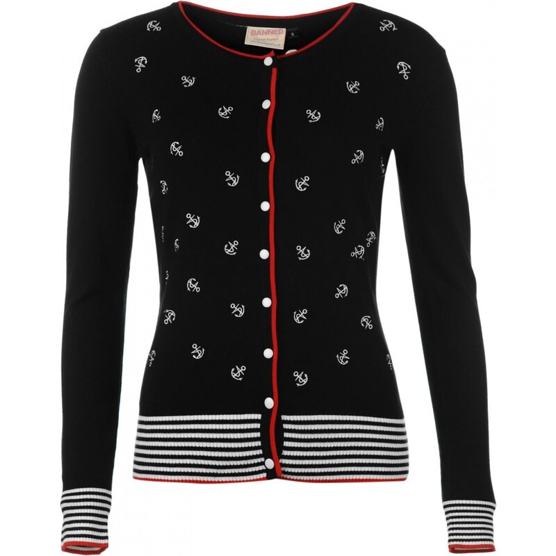 Banned Embroidered Cardigan Ladies, close call