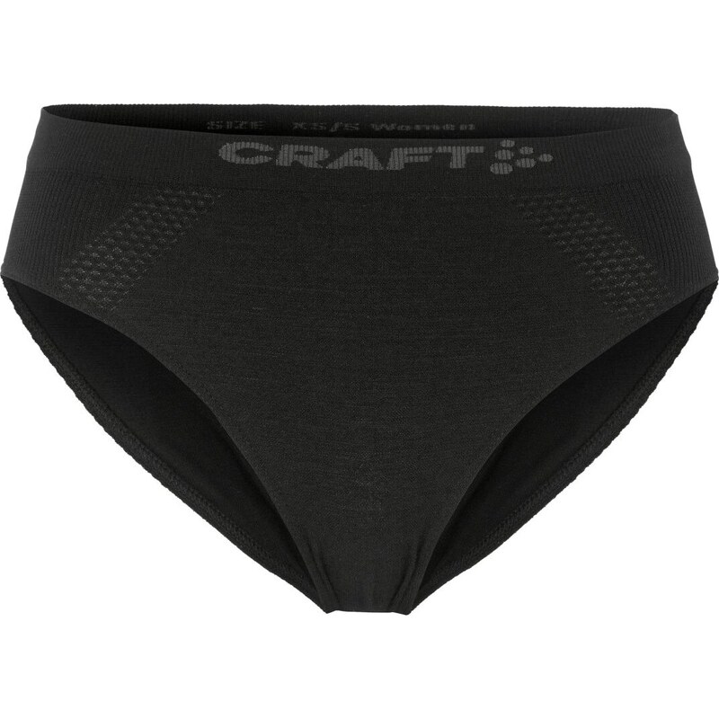 Dámské merino kalhotky CRAFT Wool Seamless Hipster - černá 118572377