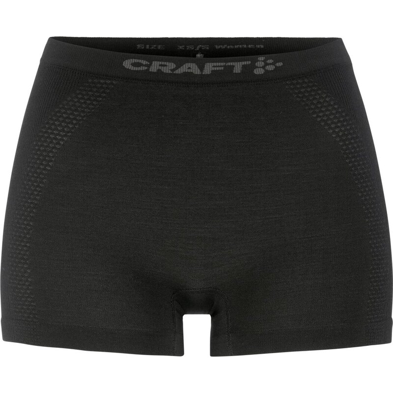 Dámské merino boxerky CRAFT Wool Seamless Boxer - černá 117113776