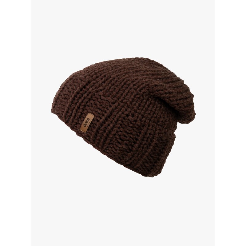 DOKE Merino pletená čepice Claire choco 118666653