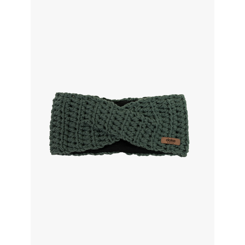 DOKE Merino háčkovaná čelenka sue olive 118666650