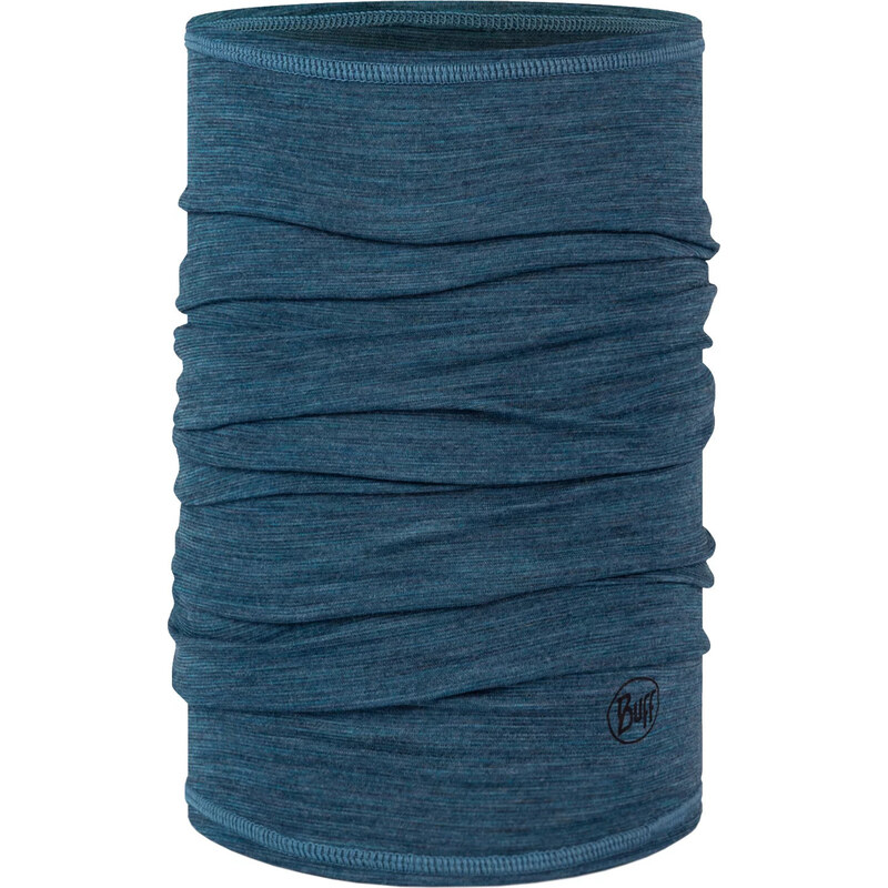 Modrý sportovní nákrčník Buff Merino Lightweight Tube Scarf 101236125